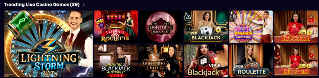 top live games Dazzlehand casino
